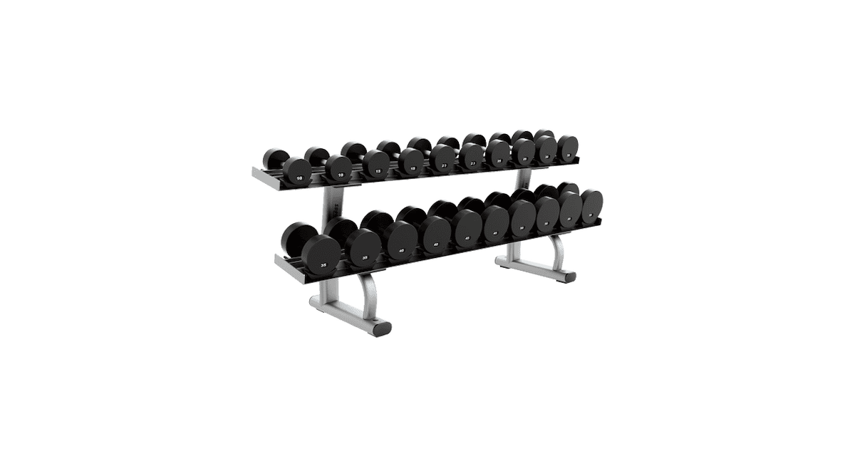 Two tier dumbbell rack sale