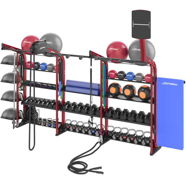 Life fitness discount accessory storage rack